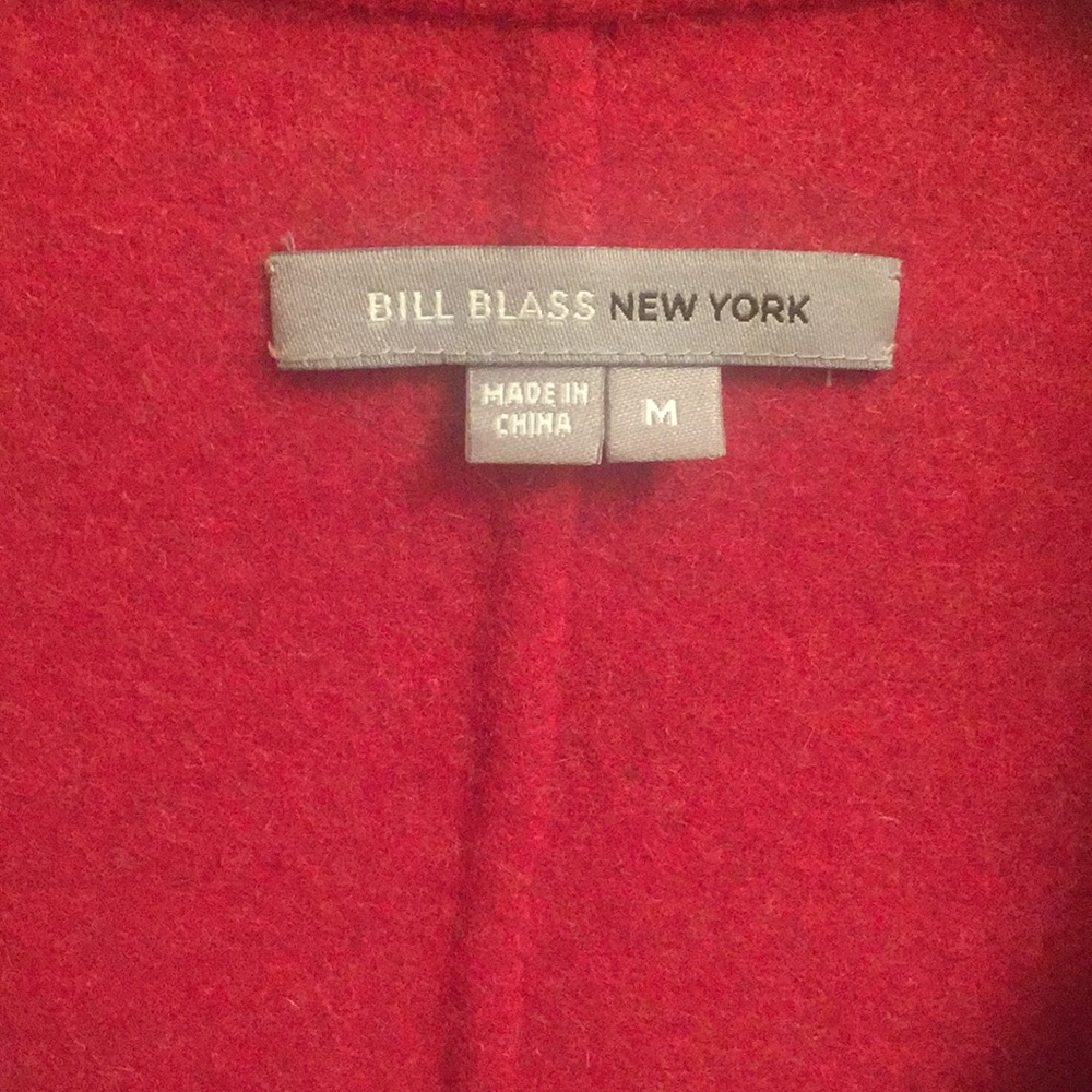 Donated Bill Blass Wool Coat Medium Excellent - Picture 3 of 4